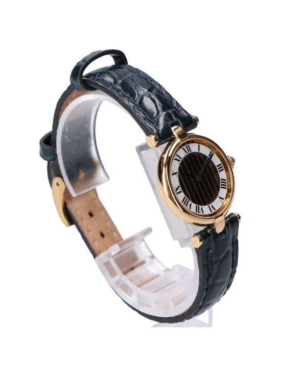 Cartier Polished 925 Must Vendeme Vermeil SM Center Trinity White Dial Quartz main image 6